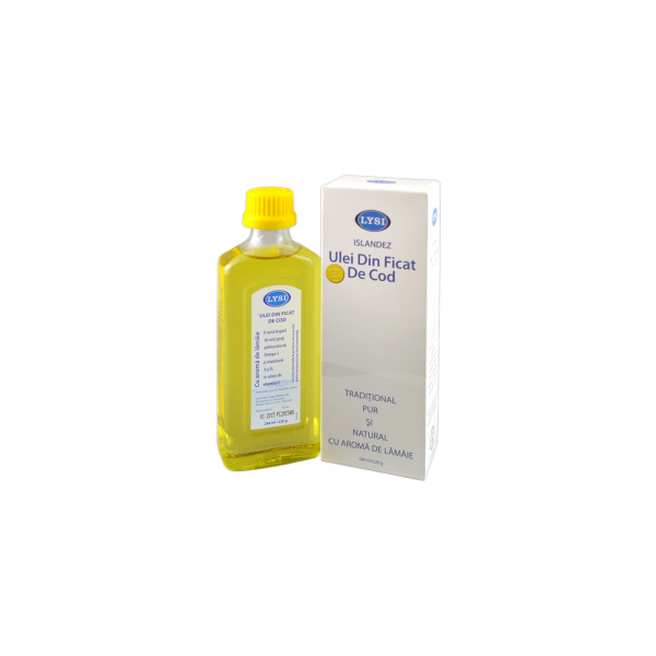 Ulei din ficat de cod cu aroma de lamaie