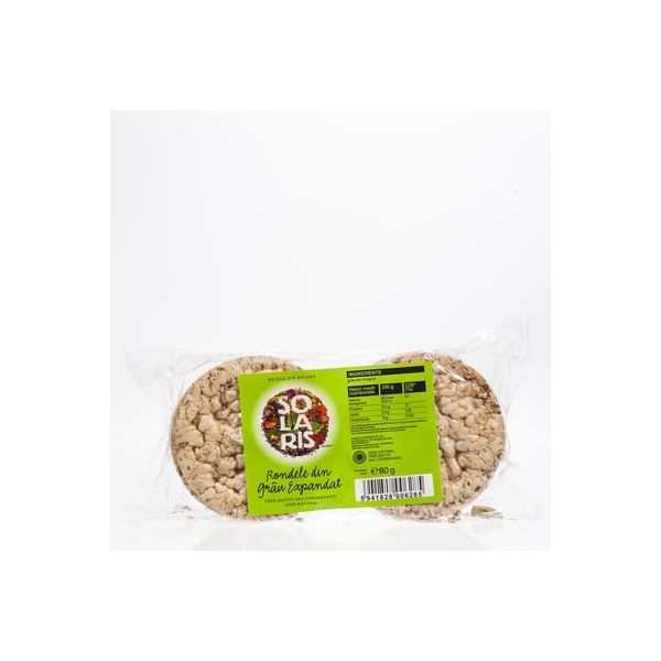 Rondele din grau expandat