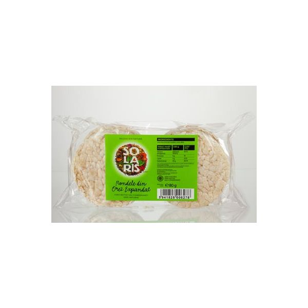 Rondele din orez expandat