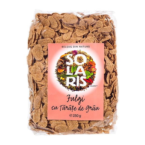 Fulgi cu tarate de grau 250 g