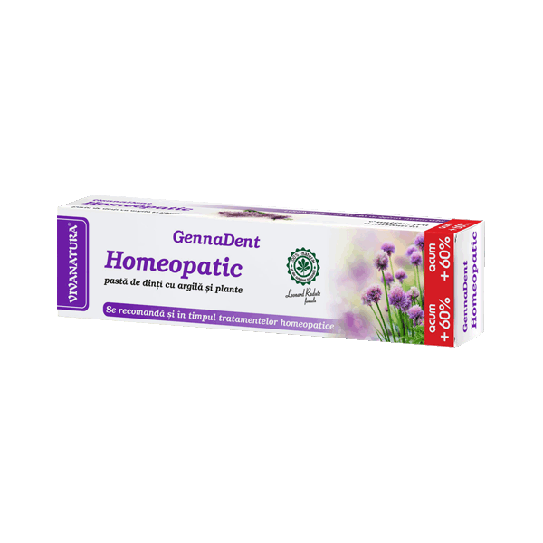 GennaDent Homeopatic Pasta de dinti 80 ml