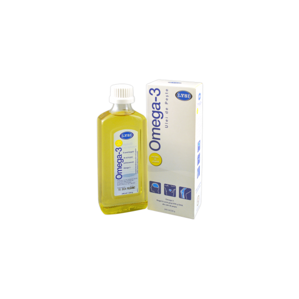 Omega-3 cu aroma de lamaie Lysi
