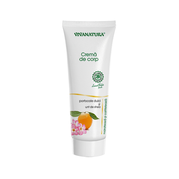 Crema de corp cu ulei de portocale si unt de shea