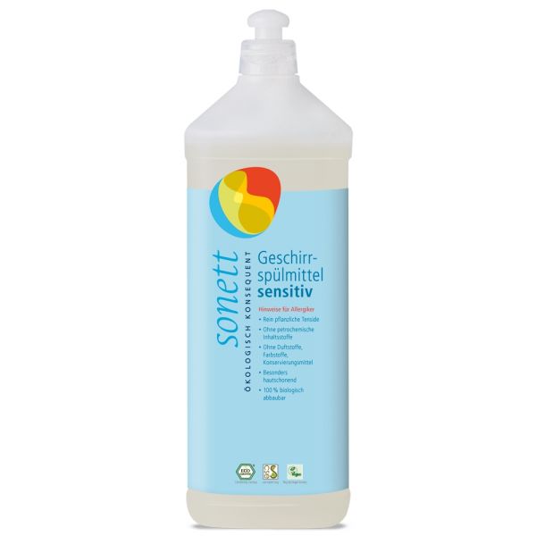 Sonett Detergent ecologic pt spalat vase Neutru 1L
